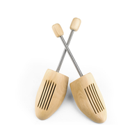 Arbre à chaussures en bois personnalisé de haute qualité avec arbre à chaussures en métal