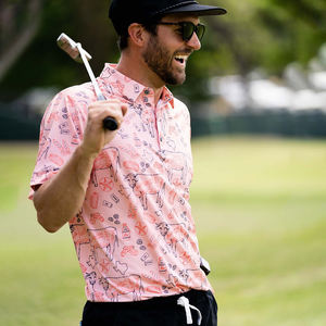 Golf imprimé de luxe 220 Gsm pour Polo T-Shirt Logo brodé personnalisé 92% Polyester 8% Spandex Slim Bière du fabricant - Product Image 5