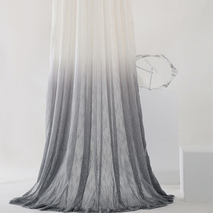 Tissu de Voile de rideau Transparent en lin doux dernier cri de l'usine - Product Image 2