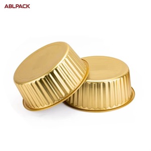 Taza <span class=keywords><strong>de</strong></span> papel <span class=keywords><strong>de</strong></span> aluminio desechable para horno, panadería, magdalenas, queso, pastel, taza, curry, arroz, sopa, tazón, pastel, Pan, Salman, atún, contenedor con tapa para mascotas - Product Image 4