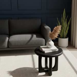 Mesa de Noche Moderna de Madera de Teca Sólida, Mesa Auxiliar Minimalista de Lujo para Dormitorio, Muebles Contemporáneos de Diseño para el Hogar - Product Image 6