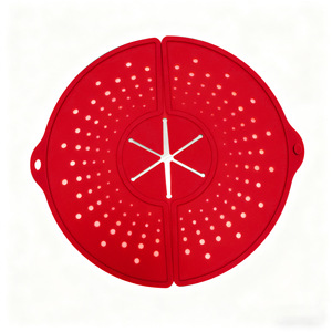 <span class=keywords><strong>Tapa</strong></span> de silicona plegable exclusiva para sartenes de 12 pulgadas o menos, <span class=keywords><strong>antisalpicaduras</strong></span>, apta para lavar a máquina y para horno. - Product Image 6