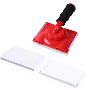 <span class=keywords><strong>Pinceau</strong></span> à peinture de 5 pouces avec nouvelle poignée de protection, outil de peinture murale <span class=keywords><strong>pour</strong></span> les bordures, les bords des meubles, applicateur de revêtement lisse - Product Image 4