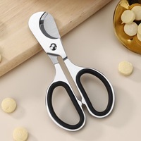 Couteau de poche à double lame super tranchante, coupe-cigares en acier inoxydable de haute qualité, ciseaux à cigares portables avec anneau en caoutchouc, accessoires