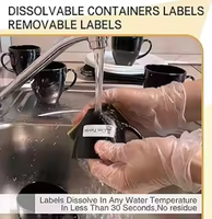 Étiquettes à code-barres à gratter compatibles avec les imprimantes jet d'encre et laser, solubles dans l'eau, adhésif puissant pour une impression écologique à domicile et au bureau