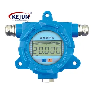 Chemical Plant Tank Side Remote Control Indicator 4-20 ma Radar Level Gauge Liquid Level Transmitter Field Display Instrument