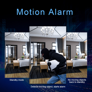 HD Mini-Wi-Fi-Kamera mit Nachtsicht-Weitwinkel-Video recorder Drahtloser mobiler Alarm <span class=keywords><strong>IP</strong></span>-Netzwerk Drehbares Heims icherheits system - Product Image 6