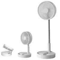 Mini Portable Retractable Fan, High Speed, USB Rechargeable