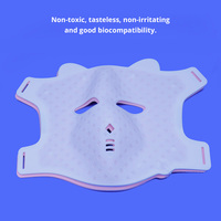 Masque facial en silicone LED de qualité médicale réutilisable personnalisé, masque de beauté en silicone