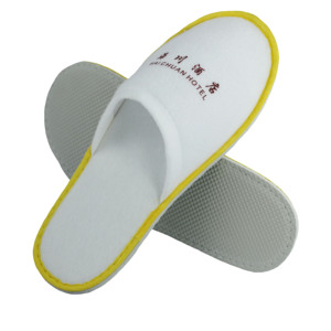 Cómodas zapatillas desechables de algodón de felpa para hotel, zapatillas de dormitorio de China, zapatillas de hotel baratas y cómodas para hotel - Product Image 6