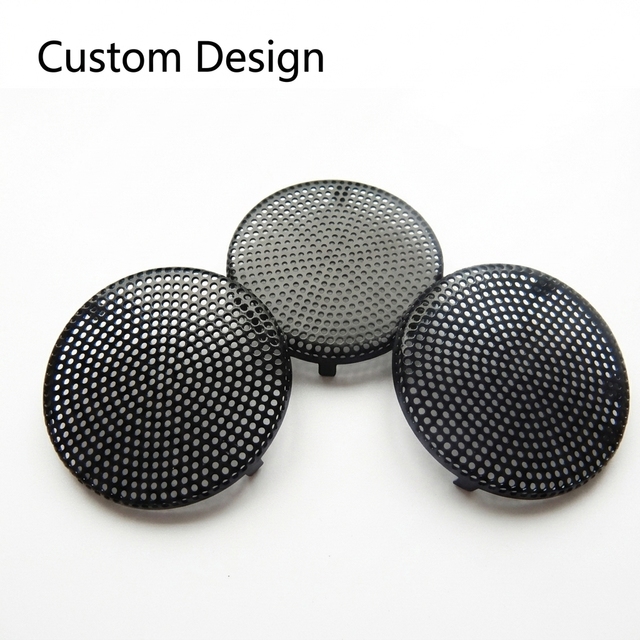 Stainless Steel Speaker Grill Mesh Sheets Stamping Brushed Finish Electroplating Black Powder Coating Custom Manufacturer