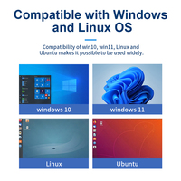 Mini PC Industrial I5 6300U 8250U, RAM DDR4, LAN Gigabit Dual RJ45, RS232/RS485 COM, Win11 Linux, Computadora Integrada Sin Ventilador Yankong