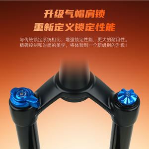 Fourche à air pour VTT Bolany 27,5/29 pouces, débattement 120 mm, tiges de 32 mm avec réglage du rebond - Product Image 3