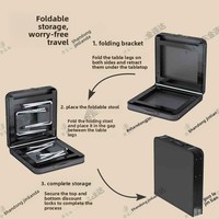 Klappbarer Moderner Tragbarer Aluminium-Legierungstisch für Outdoor-Stände und Nachtmärkte Multifunktionaler Ess- und Lerntisch Kleiner Tisch
