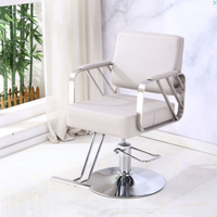 Mobilier de salon chaise de coiffure professionnelle commerciale salon de beauté chaise de salon de coiffure chaises de barbier inclinables en or