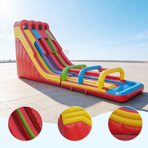Grandes toboggans aquatiques gonflables, prix d'usine, toboggans aquatiques gonflables personnalisés, longs toboggans gonflables pour adultes - Product Image 3