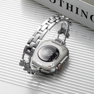 <span class=keywords><strong>Bracelet</strong></span> de montre pour femme Souljewel, style bijou, compatible avec <span class=keywords><strong>Apple</strong></span> <span class=keywords><strong>Watch</strong></span>, motif papillon - Product Image 5