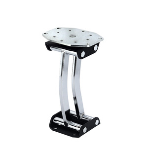Charnière de meuble 4 mm d'épaisseur, silencieuse, à montage en surface, design moderne pour réglage du dossier de canapé - Product Image 2