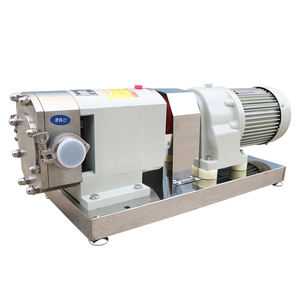 Pompe à lobes à rotor haute pression en acier inoxydable avec applications industrielles pharmaceutiques - Product Image 1