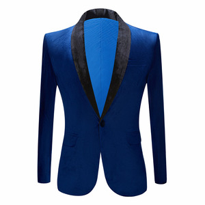 Chaqueta de traje de terciopelo ajustada de gama alta para caballero, vestido de graduación, chaqueta, fiesta, Club, cantantes, disfraz rosa, abrigo Formal DE BODA 2022 - Product Image 3