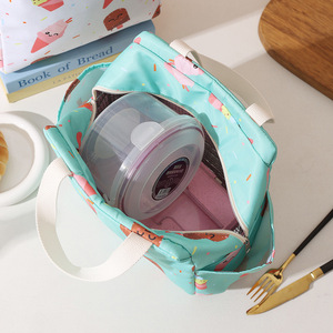 Sac à déjeuner isotherme Gisen Ice Cream, grande taille, tissu épais, glacière portable pour l'école et le travail - Product Image 3
