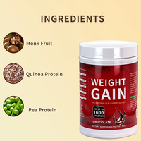 Poudre Protéinée pour Prise de Poids Saveur Chocolat, Mélange de Boisson Nutritionnelle pour un Soutien Sain au Poids, Calories Équilibrées, Fournisseur OEM