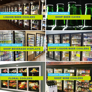 "Cửa hàng hoa thương mại 10 cửa trưng bày Máy làm mát với máy nén copeland-mới" - Product Image 4