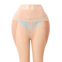 Almohadillas de silicona sexys para cadera, realzador de entrepierna, levantador de glúteos, moldeador de cadera, almohadilla extraíble para realzar el trasero para mujer