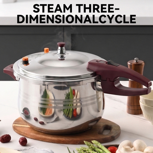 <span class=keywords><strong>Olla</strong></span> a <span class=keywords><strong>Presión</strong></span> <span class=keywords><strong>de</strong></span> Acero Inoxidable, Cocina Rápida y Uniforme, <span class=keywords><strong>Olla</strong></span> <span class=keywords><strong>Express</strong></span> para Cocinar - Product Image 2