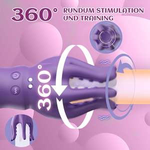 2-in-1G-Spot stimülatörü 360 ° silikon eğitmen erkekler için vibratör 9 titreşim modları klitoris stimülatörü orgazm vibratör 3 - Product Image 3