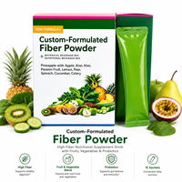 Belloss Fiber Powder High-Fiber Nutritional Supplement Drink Fruits Vegetables Probiotics 15 Sachets Vegetarian Improved Bone