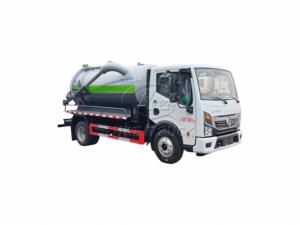 Dongfeng D6 Vacuum Tank Truck 5m³ with Italy Jurop Vacuum Pump, Powerful Suction for Sewage and Fecal, Factory Competitive Price - Product Image 1
