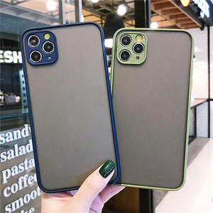 Hot New 2020 Flexible Soft Tpu Pc Translucide Givré Mat Accessoires de Téléphone Portable Cas Pour <span class=keywords><strong>iPhone</strong></span> X 11 <span class=keywords><strong>12</strong></span> Pro Max Cas - Product Image 2