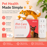 Kit de Prueba Profesional para Gatos FPV, Kits de Prueba Rápida Veterinaria, Pruebas Rápidas para Panleucopenia Felina, Certificado CE