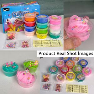ของเล่นเสริมพัฒนาการสำหรับเด็ก Zhorya Color Custom Eco-friendly Stress Relief Butter Mash Cotton Diy Slime - Product Image 5
