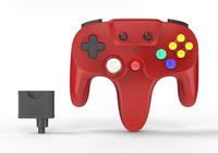 2.4G Wireless Remote Joystick Controller Game Pad Joypad untuk Nintendo 64 Gamepad Joypad N64 Video Console Accessories 2.4GHz