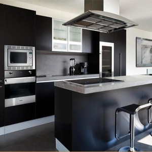 Armarios de cocina modulares brillantes y modernos de diseño libre fabricados en China a partir de 18 años, muebles de cocina de madera de calidad de fábrica - Product Image 3