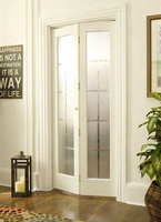 Offre Spéciale porte pliante porte intérieure en bois fournisseur supérieur villa de luxe portes de chambre conception personnalisée de haute qualité