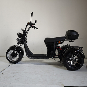 Triciclo Elettrico per Adulti a 3 <span class=keywords><strong>Ruote</strong></span> con Pneumatici Larghi, Scooter Elettrico a <span class=keywords><strong>Tre</strong></span> <span class=keywords><strong>Ruote</strong></span> per Trasporto - Product Image 2