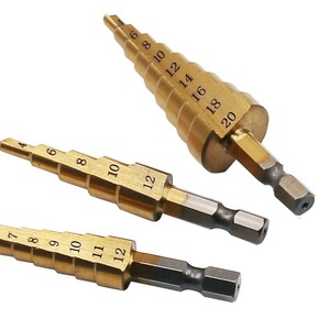 Brocas escalonadas métricas con vástago hexagonal y revestimiento de TiCN para metales no ferrosos 4-20mm 4-12mm 4-10mm - Product Image 3