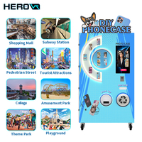 Máquina Expendedora de Fundas para Teléfonos con Pantalla Táctil de Alta Tecnología y SDK Habilitado para Bibliotecas Públicas HEROVR, Fundas Personalizadas, Monedas/Billetes/Tarjetas de Crédito