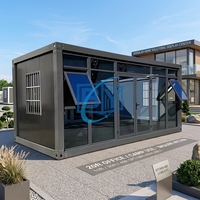 Maison préfabriquée personnalisée en conteneurs 10ft 20ft 30ft 40ft – Maison modulaire de luxe, bureau, cuisine, camping