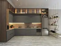Modern Kitchen Cabinet, Kitchen Furniture Set