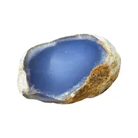 Raw Chalcedony Rough Stone, Turkish Blue Agate Gemstone