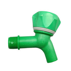 Special Cheap Price <b>Wall</b> Mounted Single Handle Bathroom Plastic Garden Diaphragm Green Faucet - Product Image 1