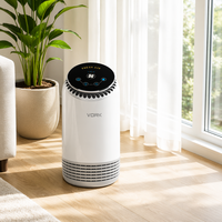 Penjernih Udara OEM Smart Sensor WiFi Portabel dengan Filter Karbon Aktif Elektrik Hepa, Ionizer UV, Rendah Kebisingan, Dikendalikan Aplikasi untuk Rumah
