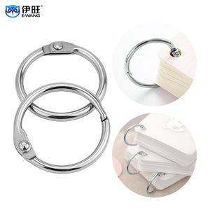 Creative Metal Binding <b>Rings</b> Stainless Steel Loose Leaf <b>Rings</b> for Keychain Making - Product Image 1