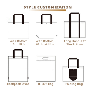 Hot bán PP Spunbonded chết cắt vật liệu không dệt Túi tái sử dụng nhiều lớp không thấm nước không dệt túi không dệt tay với logo - Product Image 2