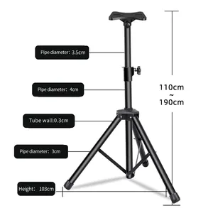 HEBIKUO ขาตั้งสามขา,อุปกรณ์เสริมสำหรับเครื่องดนตรีลำโพงตั้งพื้นขาตั้งดอกลำโพง