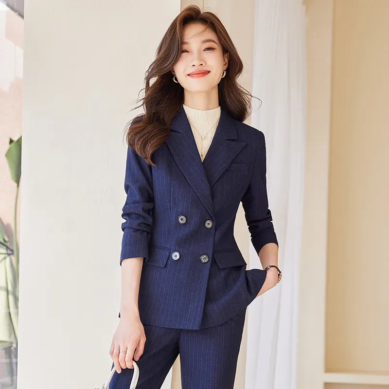 Damen anzüge Formelle Outfits Büro Lady Blazer Jacke Arbeits hose Smoking Set Kleidung Business Anzug